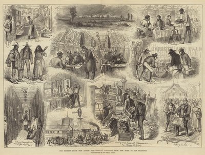 El Viaje Rápido del Expreso a través del Continente Americano de Nueva York a San Francisco de Walter Paget